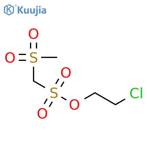 2-Chloroethyl methanesulfonylmethanesulfonate structure