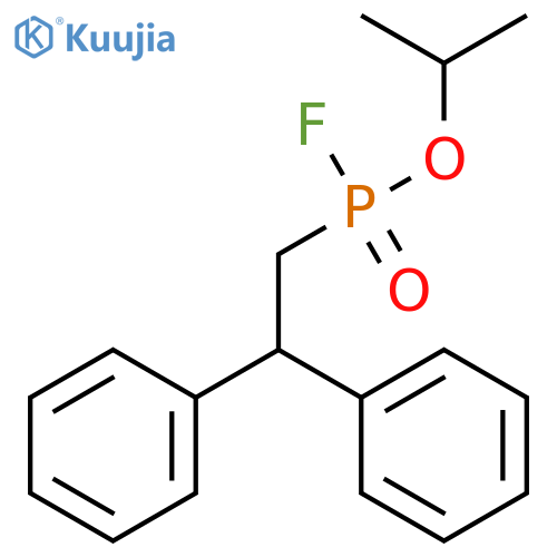Phosphonofluoridic acid, (2,2-diphenylethyl)-, 1-methylethyl ester structure
