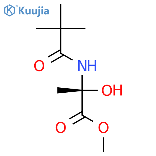 ALANINE, N-(2,2-DIMETHYL-1-OXOPROPYL)-2-HYDROXY-, METHYL ESTER structure