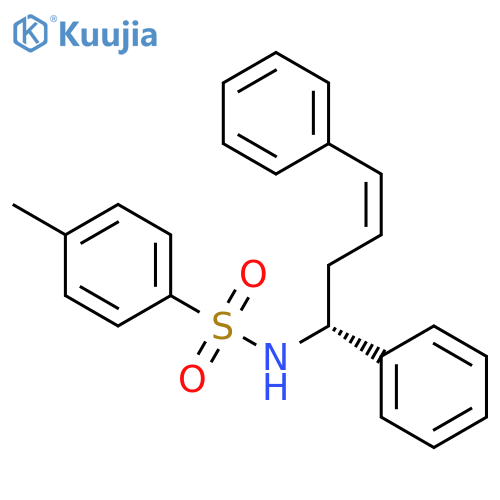 BENZENESULFONAMIDE, N-[(1R,3Z)-1,4-DIPHENYL-3-BUTENYL]-4-METHYL- structure