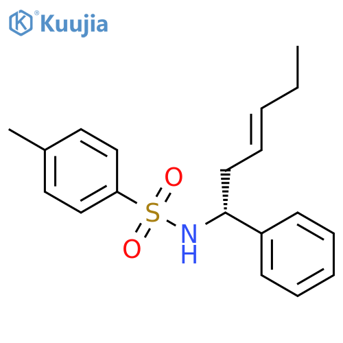 BENZENESULFONAMIDE, 4-METHYL-N-[(1R,3E)-1-PHENYL-3-HEXENYL]- structure