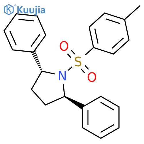 PYRROLIDINE, 1-[(4-METHYLPHENYL)SULFONYL]-2,5-DIPHENYL-, (2R,5R)- structure