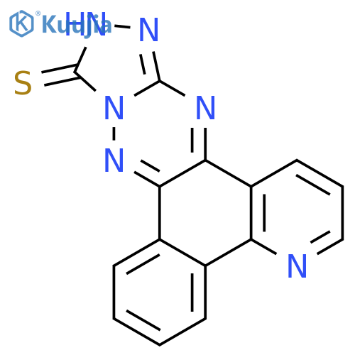 Benzo[h]pyrido[3,2-f][1,2,4]triazolo[4,3-b][1,2,4]benzotriazine-11(12H)-thione structure