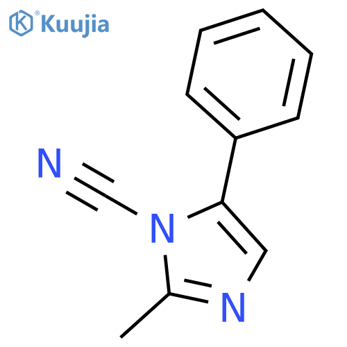 2-methyl-5-phenyl-1H-Imidazole-1-carbonitrile structure