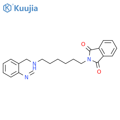 1H-Isoindole-1,3(2H)-dione,2-[6-[[[2-(methyleneamino)phenyl]methyl]amino]hexyl]- structure
