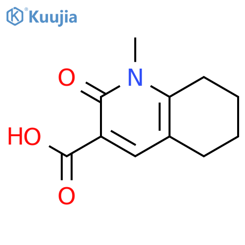 1-Methyl-2-oxo-1,2,5,6,7,8-hexahydroquinoline-3-carboxylic acid structure