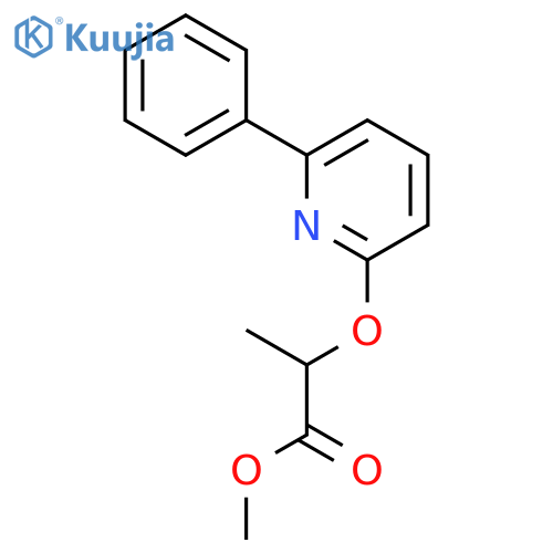 Propanoic acid, 2-[(6-phenyl-2-pyridinyl)oxy]-, methyl ester structure