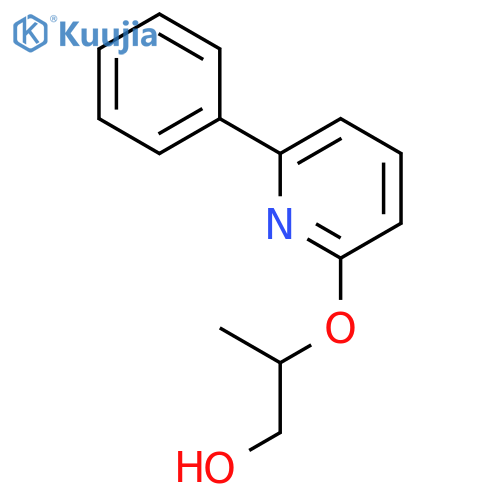 1-Propanol, 2-[(6-phenyl-2-pyridinyl)oxy]- structure