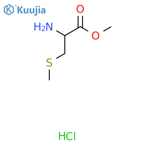 Methyl 2-amino-3-(methylsulfanyl)propanoate hydrochloride structure