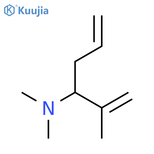 1,5-Hexadien-3-amine, N,N,2-trimethyl- structure