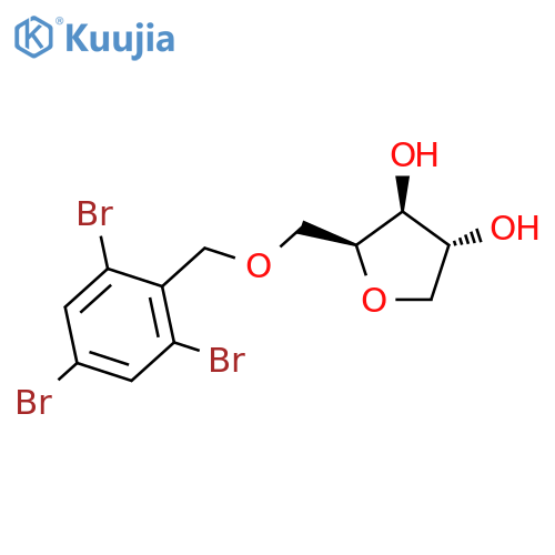 XYLITOL, 2,5-ANHYDRO-1-O-[(2,4,6-TRIBROMOPHENYL)METHYL]- structure