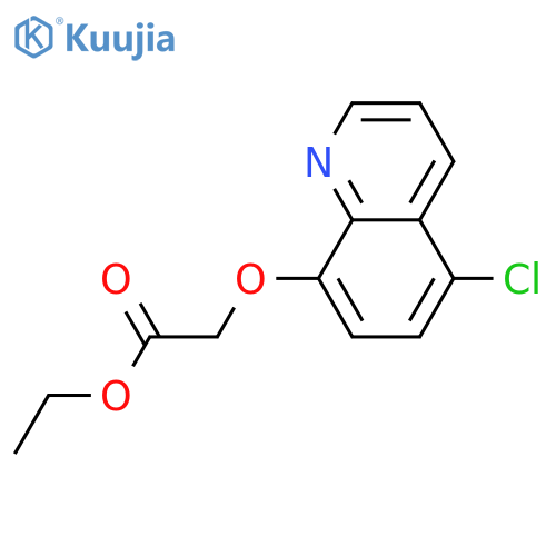 Ethyl (5-Chloroquinolin-8-yl)oxyacetate structure