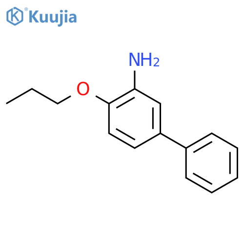 3-Amino-4-propoxybiphenyl structure