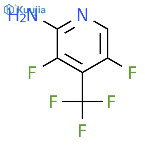 2-Amino-3,5-difluoro-4-(trifluoromethyl)pyridine structure