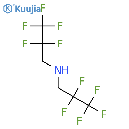 Bis(2,2,3,3,3-pentafluoropropyl)amine structure