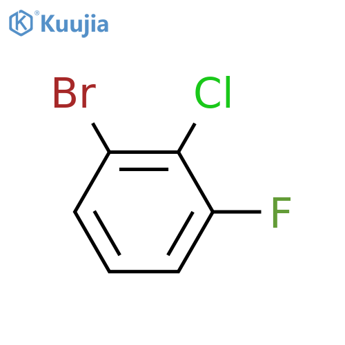 1-Bromo-2-chloro-3-fluorobenzene structure