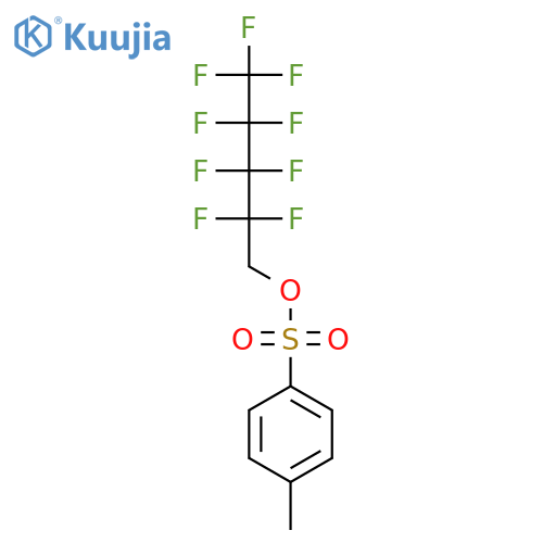 1H,1H-Nonafluoropentyl p-toluenesulfonate structure