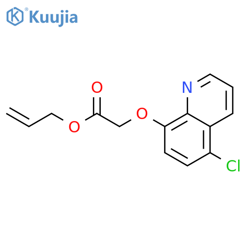 Acetic acid, [(5-chloro-8-quinolinyl)oxy]-, 2-propenyl ester structure