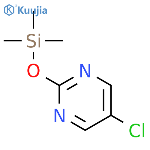 Pyrimidine, 5-chloro-2-[(trimethylsilyl)oxy]- structure