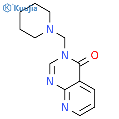 Pyrido[2,3-d]pyrimidin-4(3H)-one, 3-(1-piperidinylmethyl)- structure