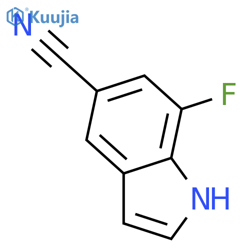 7-Fluoro-1H-indole-5-carbonitrile structure