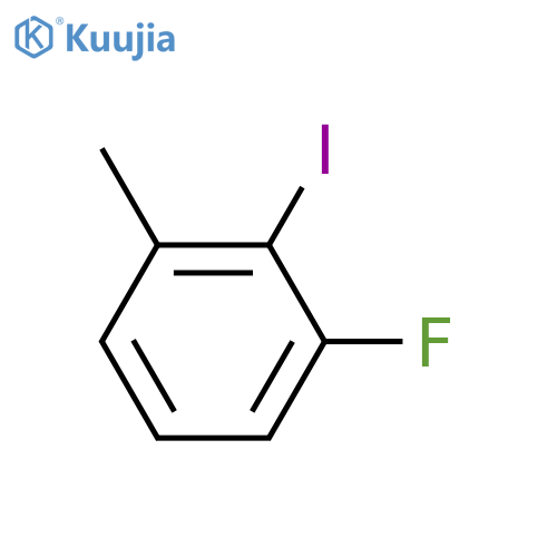 1-fluoro-2-iodo-3-methylbenzene structure
