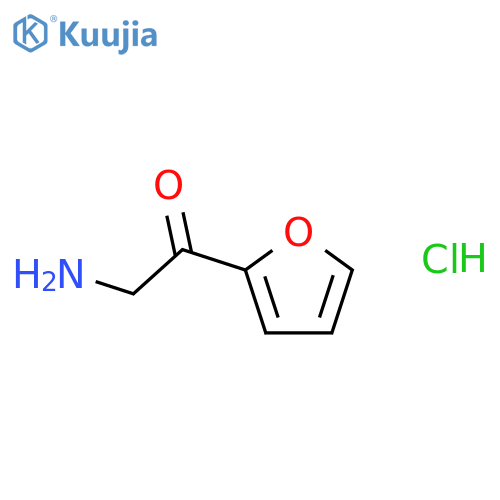 2-amino-1-(furan-2-yl)ethan-1-one hydrochloride structure