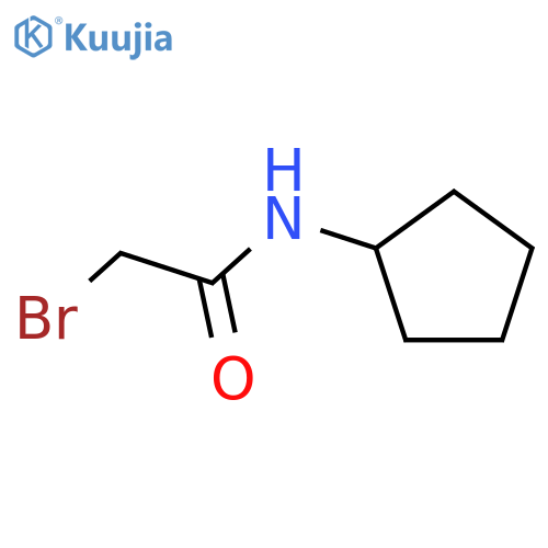 2-bromo-N-cyclopentylacetamide structure