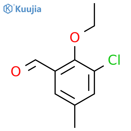 3-Chloro-2-ethoxy-5-methylbenzaldehyde structure