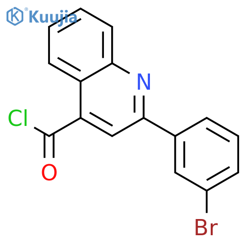 2-(3-Bromophenyl)quinoline-4-carbonyl Chloride structure