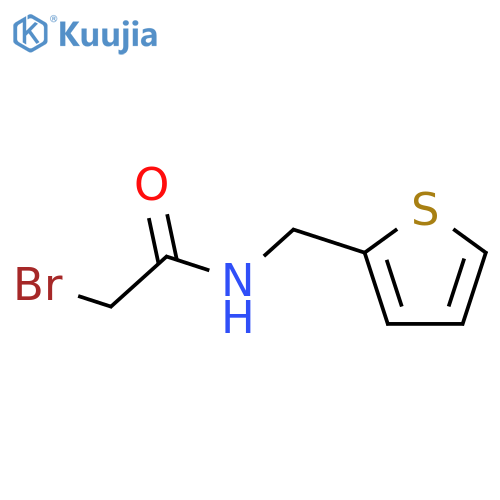 2-Bromo-N-(thiophen-2-ylmethyl)acetamide structure