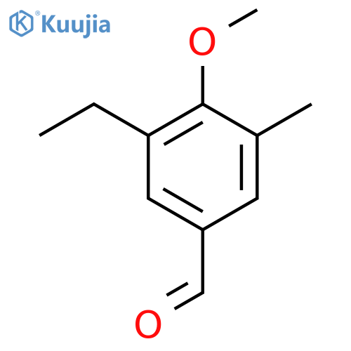 3-Ethyl-4-methoxy-5-methylbenZaldehyde structure