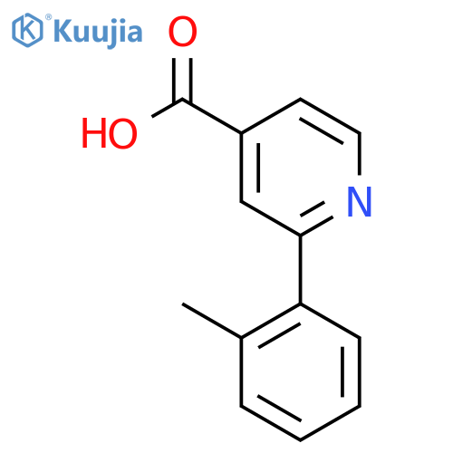 2-(o-Tolyl)isonicotinic acid structure