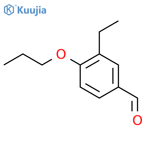 3-Ethyl-4-propoxybenzaldehyde structure