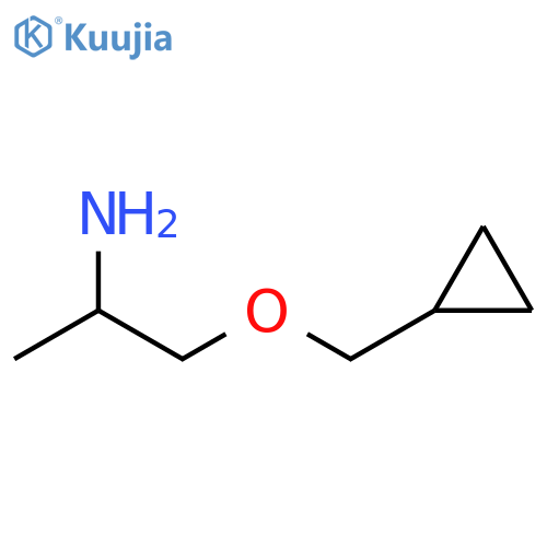 1-(cyclopropylmethoxy)propan-2-amine structure