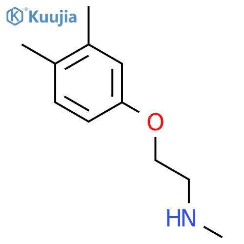 N-2-(3,4-Dimethylphenoxy)ethyl-N-methylamine structure
