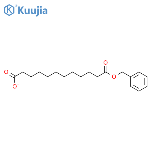 Dodecanedioic acid, mono(phenylmethyl) ester structure