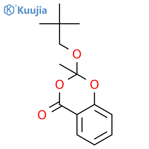 4H-1,3-Benzodioxin-4-one, 2-(2,2-dimethylpropoxy)-2-methyl- structure