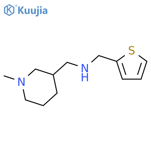 (1-Methylpiperidin-3-yl)methyl-(2-thienyl-methyl)amine structure