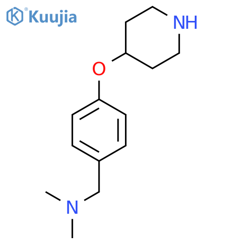 N,N-Dimethyl4-(4-piperidinyloxy)phenyl-methanamine structure