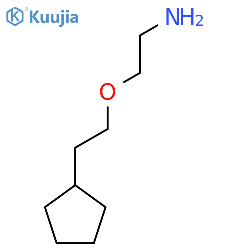 2-(2-cyclopentylethoxy)ethan-1-amine structure