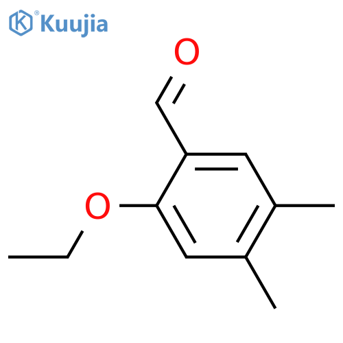 2-Ethoxy-4,5-dimethylbenzaldehyde structure