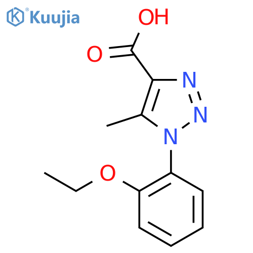 1-(2-Ethoxyphenyl)-5-methyl-1H-1,2,3-triazole-4-carboxylic Acid structure