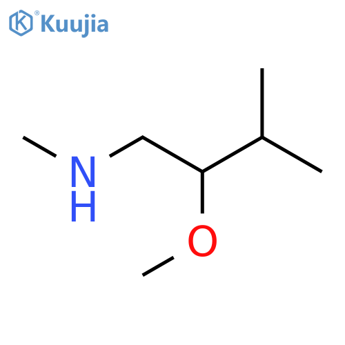 (2-Methoxy-3-methylbutyl)(methyl)amine structure
