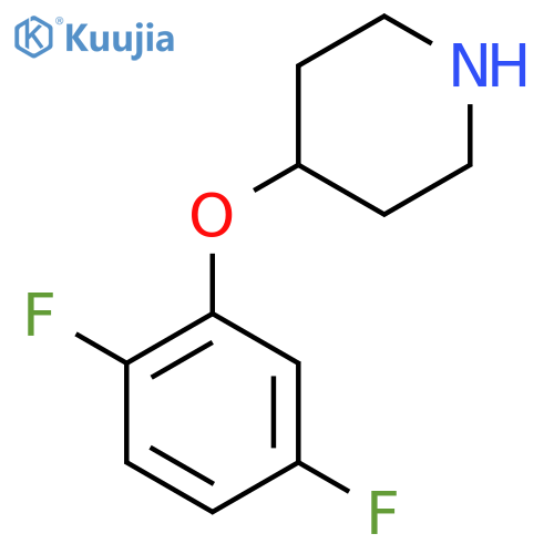 4-(2,5-Difluorophenoxy)piperidine structure