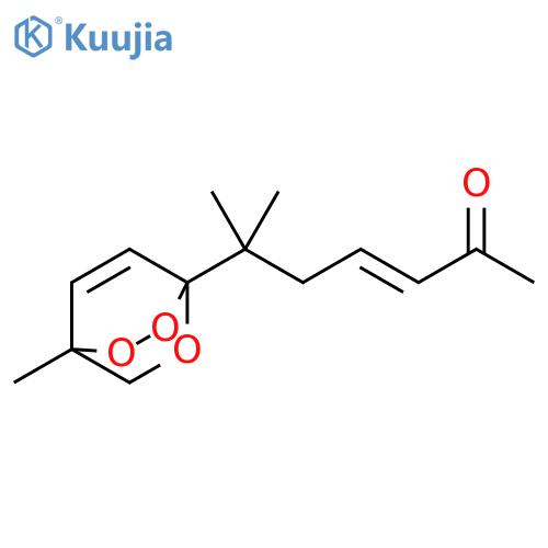 3-Hepten-2-one, 6-methyl-6-(1-methyl-2,3,5-trioxabicyclo[2.2.2]oct-7-en-4-yl)-, (E)- (9CI) structure