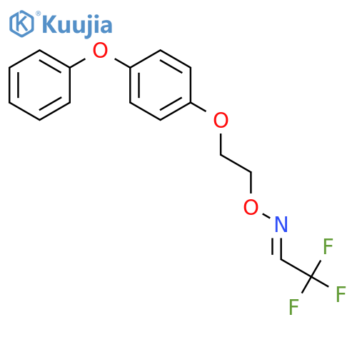 Acetaldehyde, trifluoro-, O-[2-(4-phenoxyphenoxy)ethyl]oxime structure