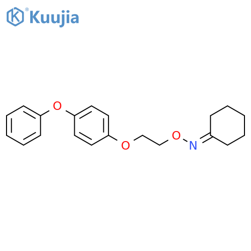 Cyclohexanone, O-[2-(4-phenoxyphenoxy)ethyl]oxime structure
