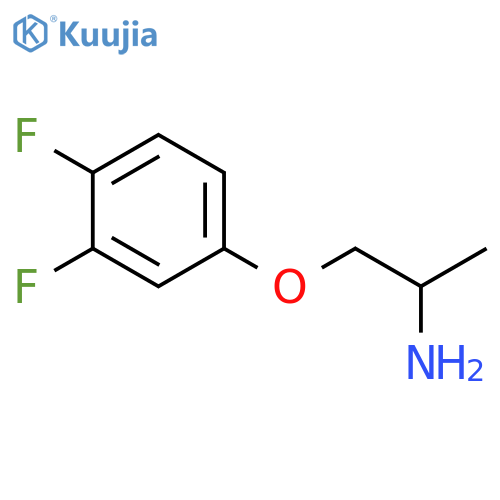 1-(3,4-difluorophenoxy)propan-2-amine structure