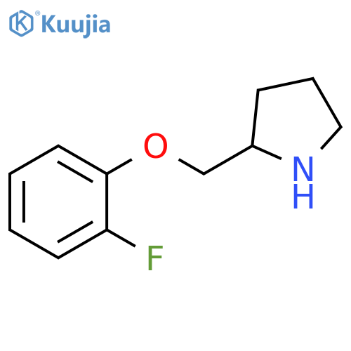 2-[(2-fluorophenoxy)methyl]pyrrolidine structure